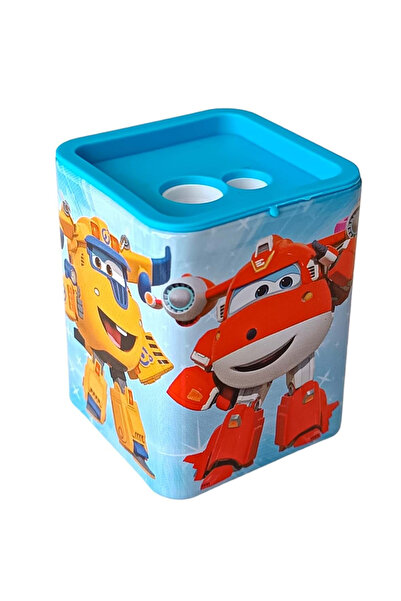 Dolphin مبراة أقلام رصاص هاريكا وينجز ميتال SW-9753-24-PKT