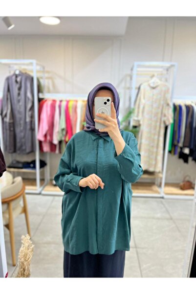 Nuss 3001 Oversize Buttoned Shirt Jungle
