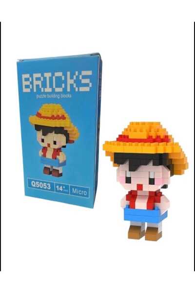 BTİCARET Bricks Luffy Mini Yapı Blok Seti 1 Adet – Anime Karakter Oyuncak