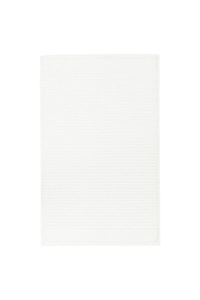 OEM Plush Bath Mat, Cotton, White, 50x80 cm
