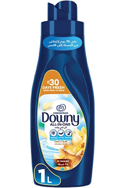 downy معطر أقمشة مركز متعدد الاستخدامات برائحة الفانيليا والمسك، سعة 1 لتر
