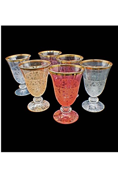 Kudu Arts KuduArts Footed Glass 232 Zens Pnt Mix Gold 6mm