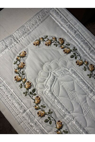 Vinezza Home Collection Tulip Patterned Machine-Made Single Prayer Mat