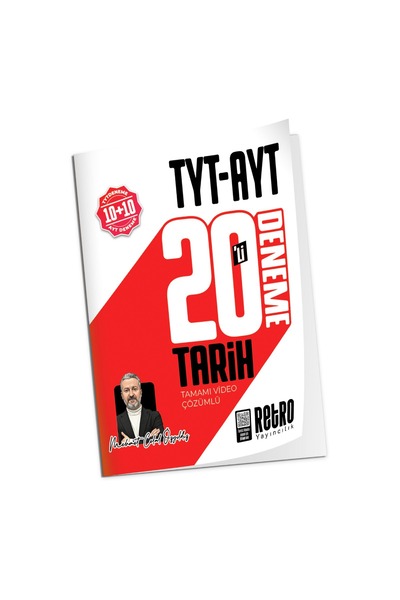 RETRO YAYINCILIK TYT - AYT TARİH 20 Lİ DENEME Tamamı Video Çözümlü Retro Yayı...