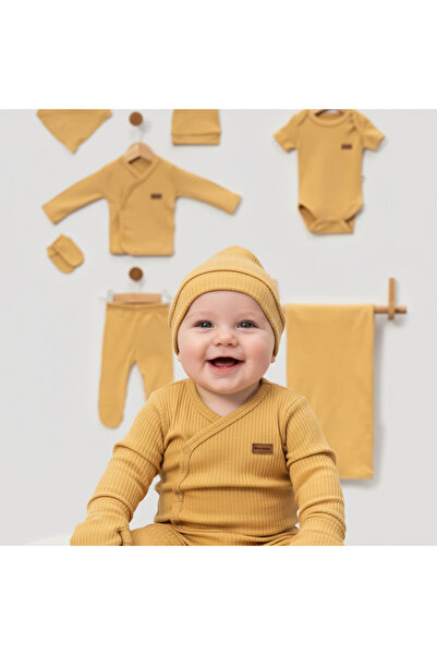 milay's life home collections 100% Cotton 7-Piece Zibin Set for 0-3 Month Bab...