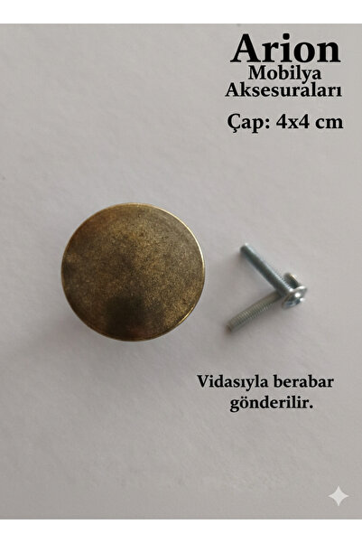 Arion 10 bucăți de butoane metalice de lux, în stil antic, galbene, pentru se...