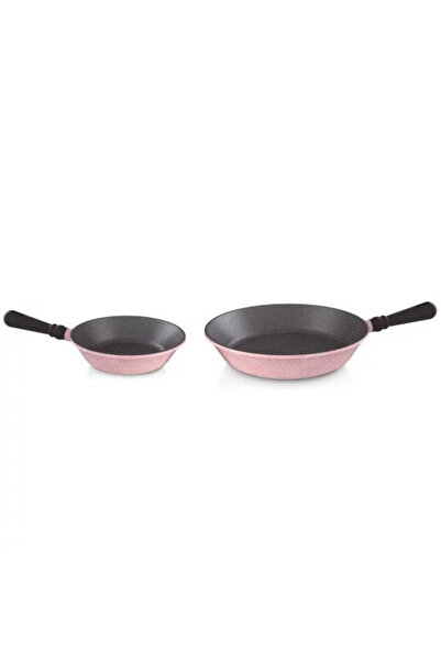 NEOFLAM Tilly Ceramic Cookware Frying Pan Set, 2 Pieces, Pink. / 116180