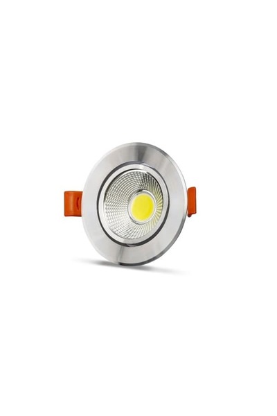 Noas 5 Watt Krom Kasa Led Spot Beyaz Işık 2 Adet Mercan YL28-0502