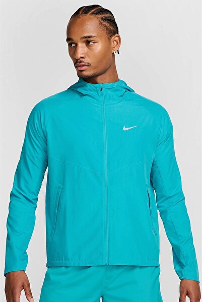 Nike Repel Miler Running Men's Turquoise Sports Jacket