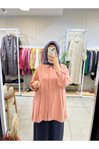 Nuss 3001 Oversize Buttoned Shirt Nude