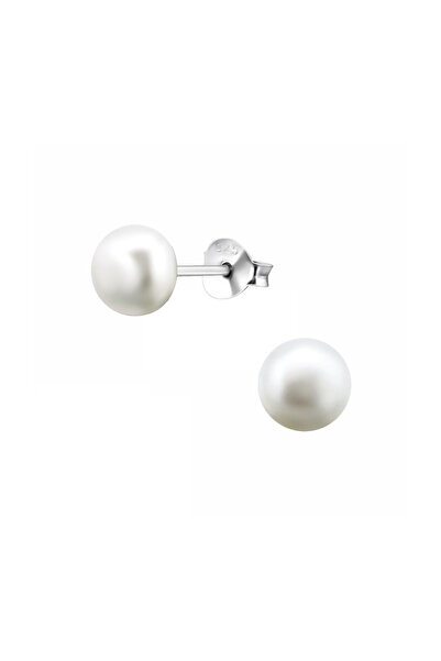 BIJUTERIA NEAGRA 925 Silver Earrings with 6mm Pearls
