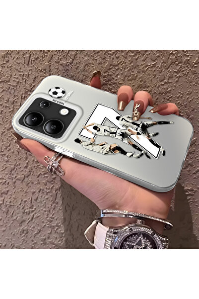 Hontinga حافظة هاتف Redmi Note 13 4G متوافقة مع الحواف السيليكونية الصلبة وال...