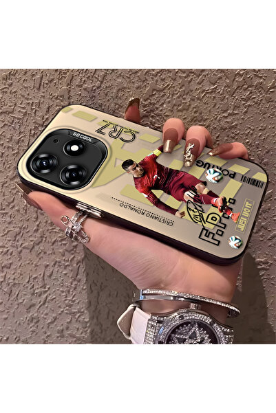 Hontinga حافظة هاتف تكنو سبارك 10 برو 4G متوافقة مع السيليكون ذات الحواف الصل...