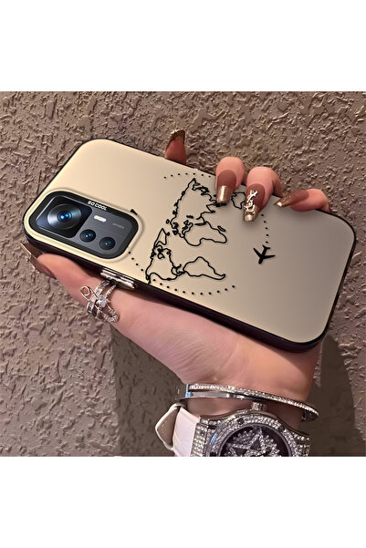 Hontinga حافظة هاتف Mi 12T متوافقة مع الحواف السيليكونية الصلبة والمضادة للسق...