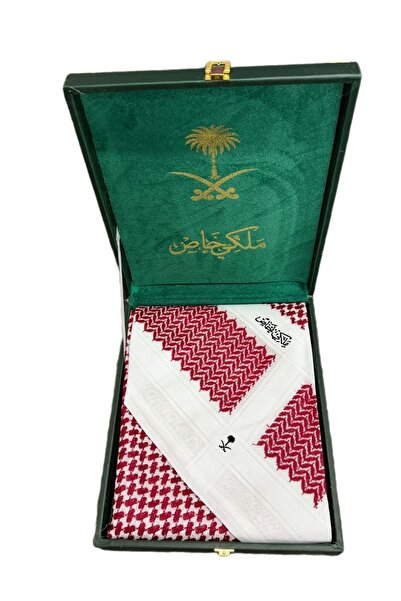 Gerenic A special royal shemagh made of 100% cotton, presented in a gift-read...