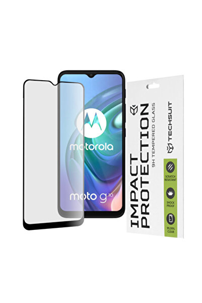 Techsuit Sticlă completă cu adeziv 111D pentru Motorola Moto G10