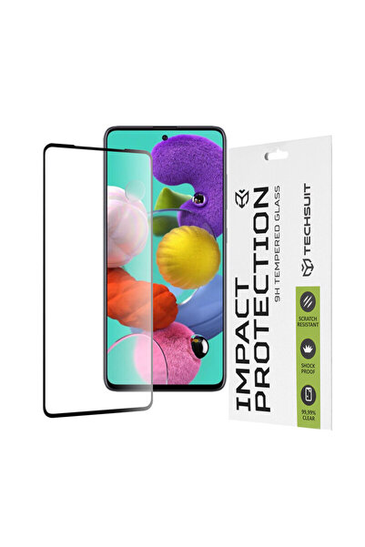 Techsuit Sticlă completă 111D cu adeziv complet pentru Samsung Galaxy A51 4G