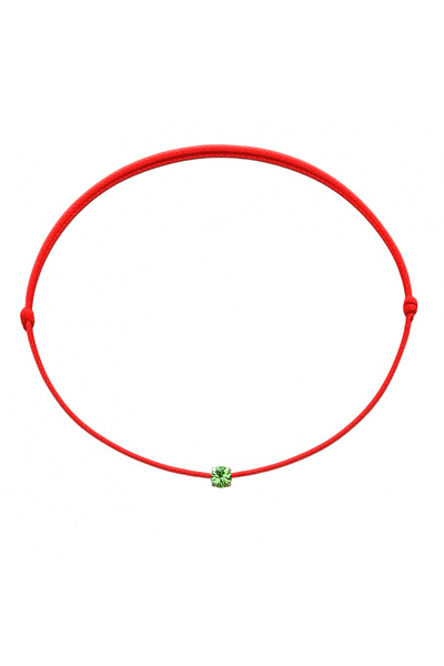 BIJUTERIA NEAGRA Brățară Mărțișor cu Cristal Swarovski Verde