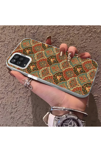 Hontinga حافظة هاتف سامسونج جالاكسي A12 متوافقة مع الحواف السيليكونية الصلبة ...