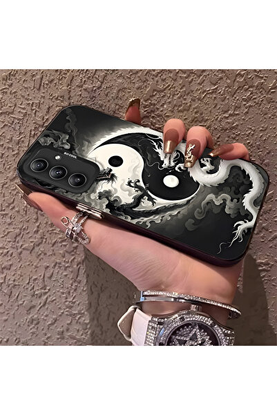 Hontinga حافظة هاتف سامسونج جالاكسي A34 متوافقة مع الحواف السيليكونية الصلبة ...