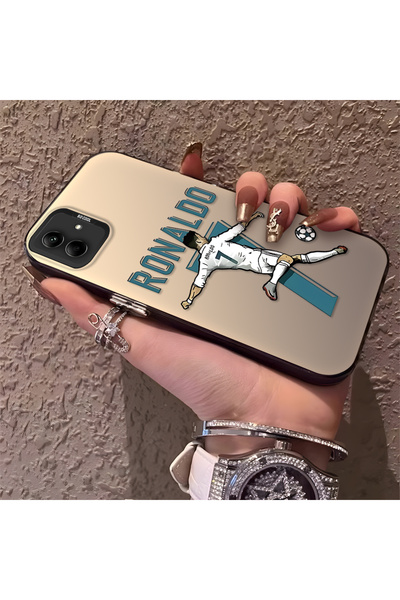 Hontinga حافظة هاتف سامسونج جالاكسي A04 متوافقة مع CR7 مصنوعة من السيليكون ال...