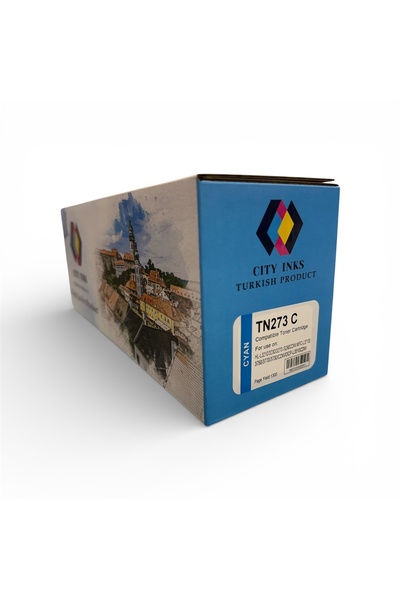 City Inks حبر تركي سيتي انك متوافق مع Brother TN273 أزرق (Cya...