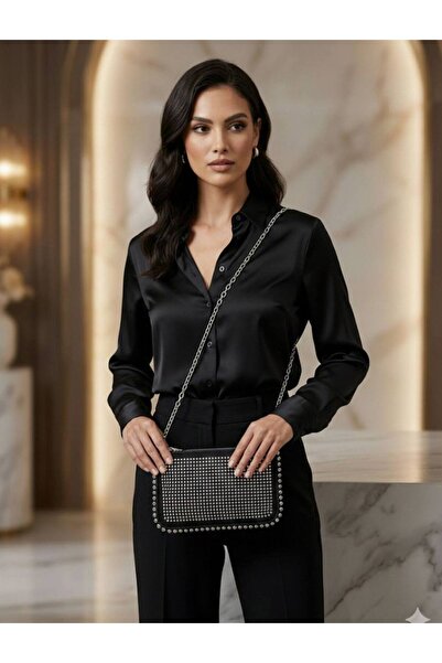 marinora Taşlı Mini Çapraz askılı çanta