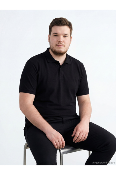 LC Waikiki تي شيرت رجالي من UZG STORE بتصميم ياقة دافرك روبا من ستايل شايبيرز