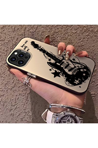 Hontinga حافظة هاتف آيفون 15 برو متوافقة مع السيليكون ذات الحواف الصلبة والمض...