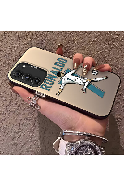 Hontinga حافظة هاتف سامسونج جالاكسي S22 متوافقة مع CR7 مصنوعة من السيليكون ال...