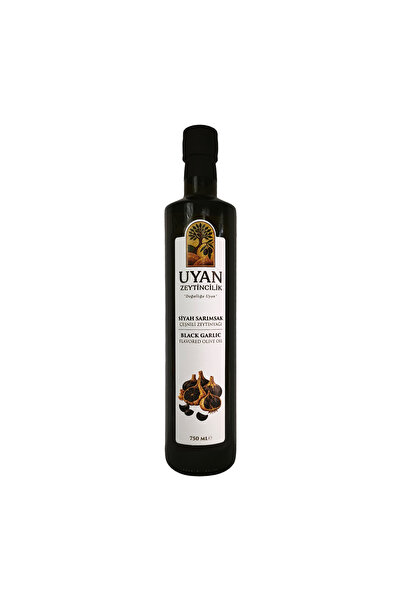 UYAN ZEYTİNCİLİK SİYAH SARIMSAK ÇEŞNİLİ ZEYTİNYAĞI 750 ML.