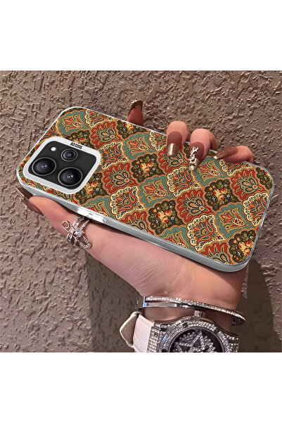 Hontinga حافظة هاتف Redmi 12 4G متوافقة مع الحواف السيليكونية الصلبة والمضادة...