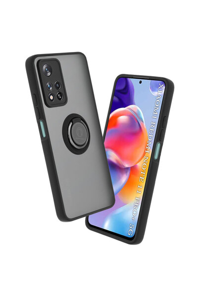 Techsuit Carcasă Xiaomi Redmi Note 11 Pro+ 5G Glinth cu inel magnetic pentru ...