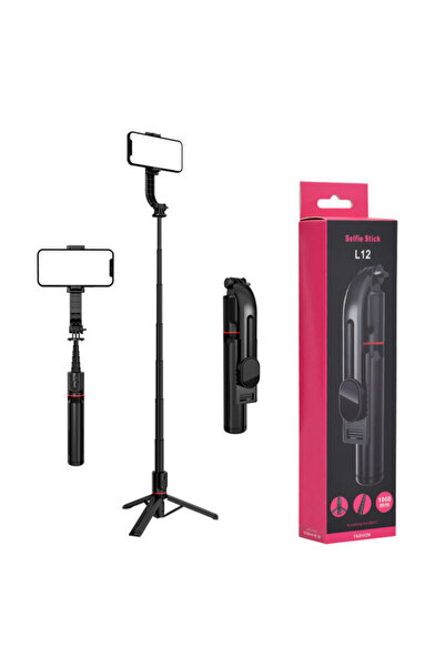 Techsuit Τρίποδο Selfie Stick με ασύρματο τηλεχειριστήριο L12, 106 εκ.