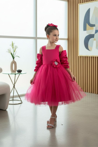 tny kids collection Cotton Girls' Evening Dress