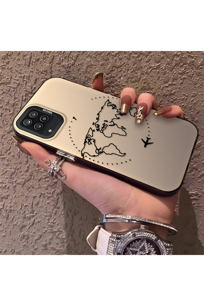 Hontinga حافظة هاتف سامسونج جالاكسي M12 متوافقة مع الحواف السيليكونية الصلبة ...