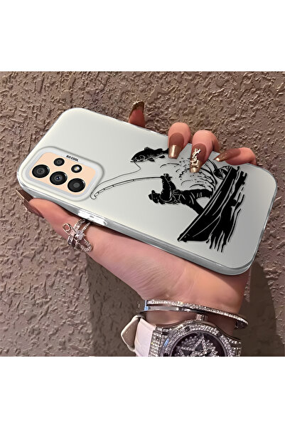 Hontinga حافظة هاتف سامسونج جالاكسي A33 5G متوافقة مع الحافة السيليكونية الصل...