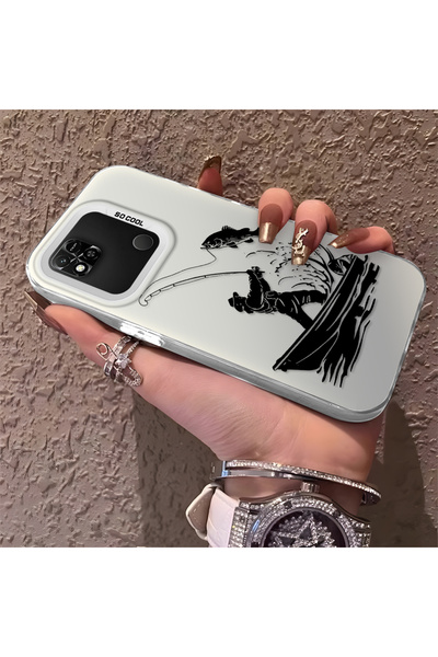 Hontinga حافظة هاتف Redmi 10A متوافقة مع الحواف السيليكونية الصلبة والمضادة ل...