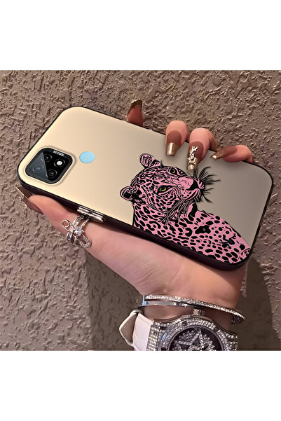 Hontinga حافظة هاتف Realme C21 متوافقة مع حافة السيليكون الصلبة ومضادة للسقوط...