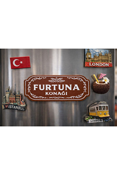 B2 Studio Taşacak Bu Deniz – Furtuna Konağı Tabelası Buzdolabı Magneti | 3D B...