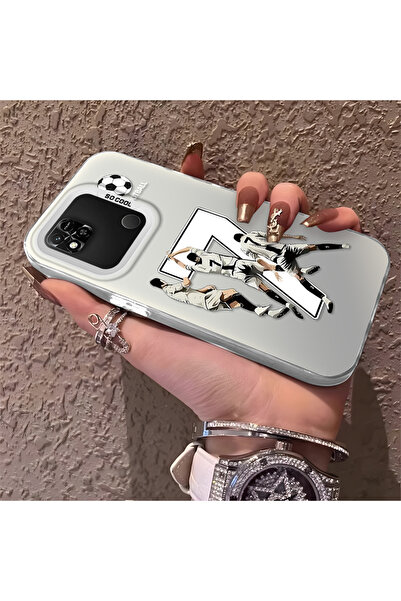 Hontinga حافظة هاتف Redmi 9C متوافقة مع الحواف السيليكونية الصلبة والمضادة لل...