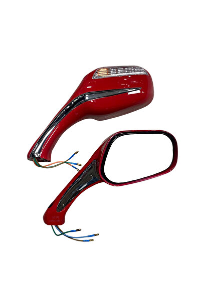 Mondial 151 RS Sinyalli Ayna Takımı Kırmızı