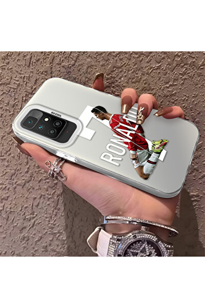 Hontinga حافظة هاتف Redmi 10 2022 متوافقة مع CR7 مصنوعة من السيليكون الصلب وم...