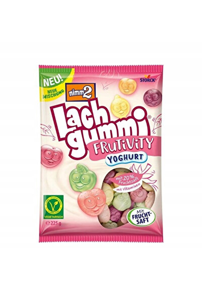 Nimm2 Lach Gummi Frutivity Yoğurt Vegan 225g ( Almanya )