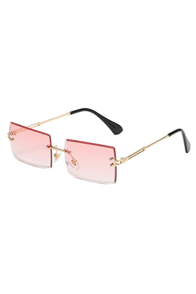 Techsuit Unisex Rimless Rectangular Sunglasses Techsuit, 16031-C6