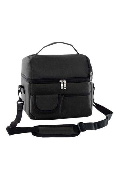 Roomlyne Thermal Insulated Lunch Bag Black 23x16x25cm