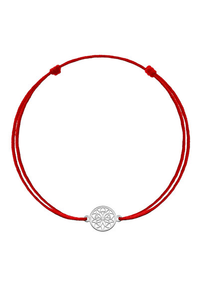 BIJUTERIA NEAGRA Martisor Bracelet with Mandala in 925 Silver