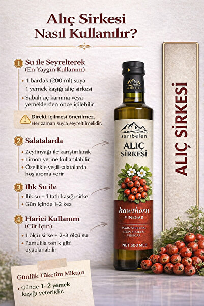 sarıbelen Alıç Sirkesi 500 ml