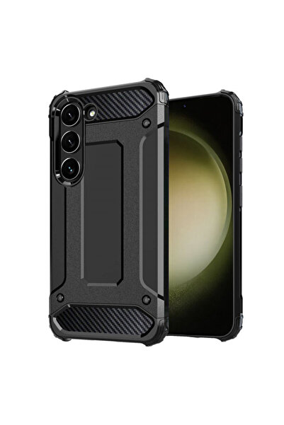 Techsuit Carcasă hibridă Armor pentru Samsung Galaxy S23 Plus, neagră