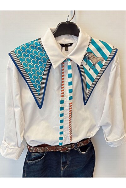 Glamorous For All İthal Renkli At Desenli Yakalık